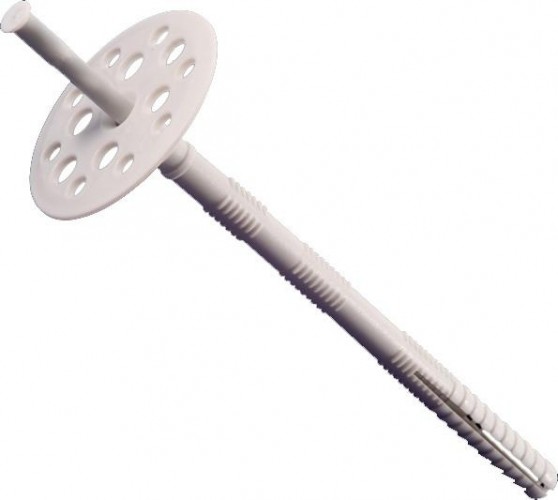 Дюбель  10 х 120 изоляционный с пластмассовым гвоздем 124885