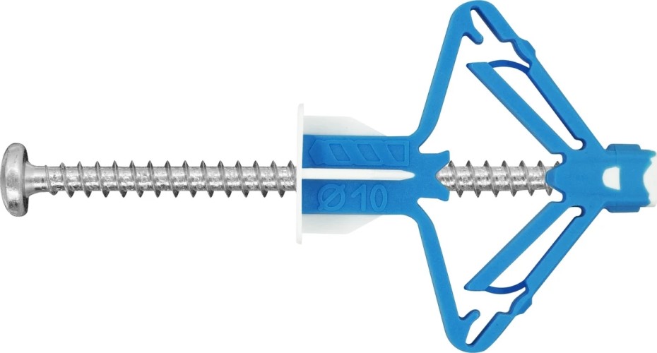 Дюбель для листовых материалов ЕВРОПАРТНЕР TWIN PAB 10*50 двухкомпонентный с шурупом (2 шт.) TW 0164 7