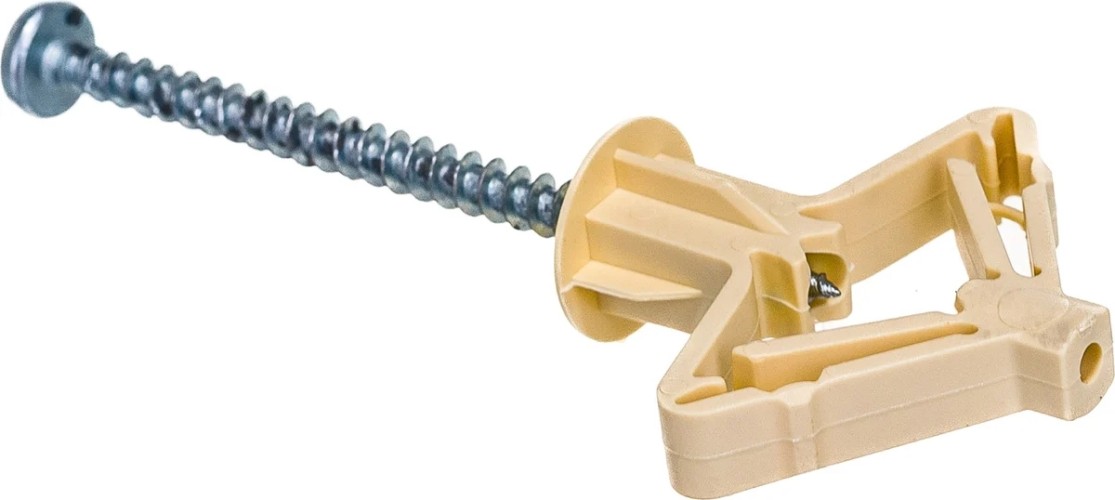 Дюбель для листовых материалов ЕВРОПАРТНЕР PLA (60 шт.) анкер с шурупом конт М. 86911 - изображение 2