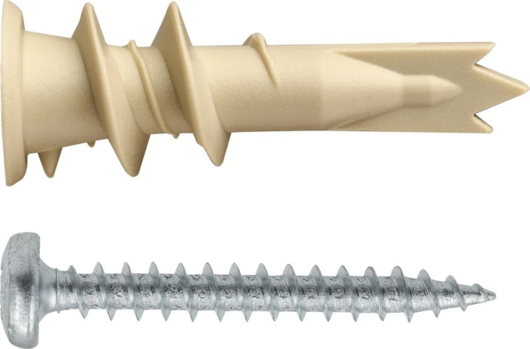 Дюбель для листовых материалов ЕВРОПАРТНЕР 4,5х35 с п/к головой KM 1825 1