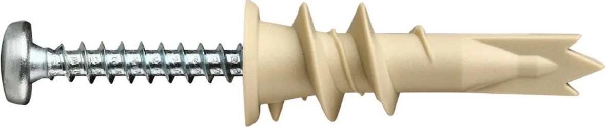 Дюбель для листовых материалов ЕВРОПАРТНЕР PBA винтовой, нейлоновый с шурупом K2 0475 0