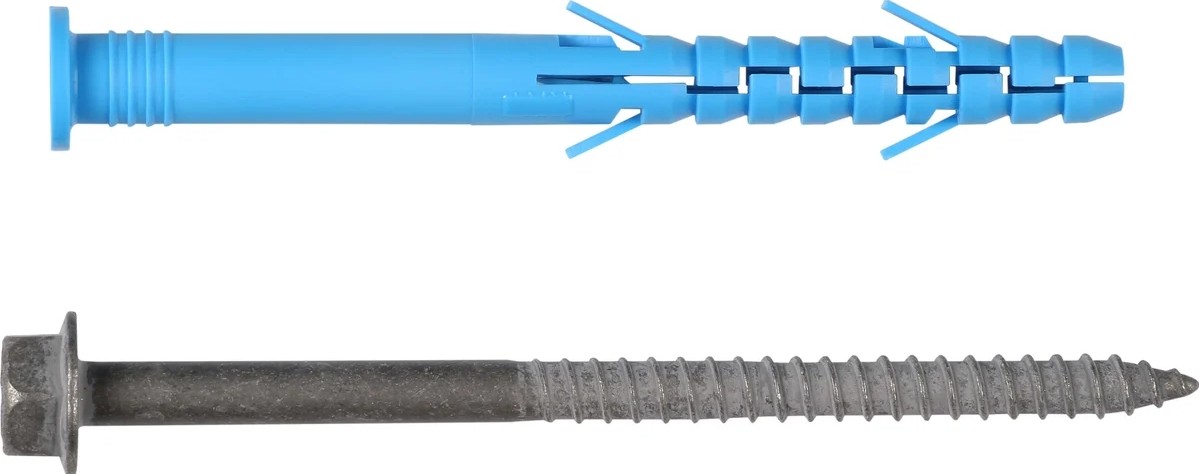 Дюбель фасадный ЕВРОПАРТНЕР ДФ Б 10х100 мм с шурупом шг и антикоррозийным покр (4 шт.) A1 0009 3