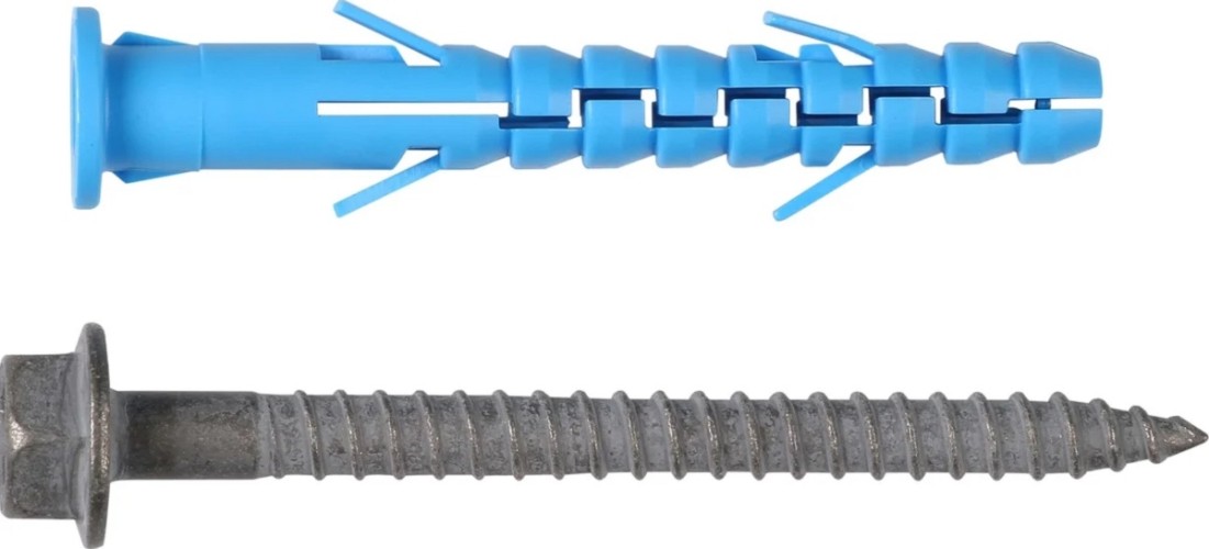 Дюбель фасадный ЕВРОПАРТНЕР ДФ Б 10х80 мм с шурупом шг и антикоррозийным покр (4 шт.) A1 0008 3