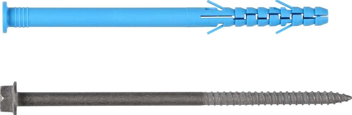 Дюбель фасадный ЕВРОПАРТНЕР ДФ Б 10х135 мм с шурупом шг и антикоррозийным покр (4 шт.) A1 0034 4 - изображение 2
