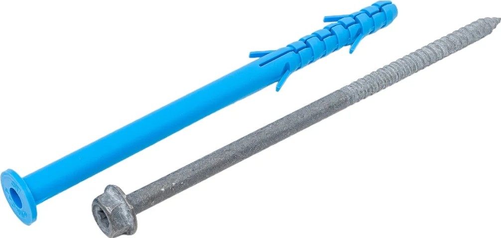 Дюбель фасадный ЕВРОПАРТНЕР ДФ Б 10х160 мм с шурупом шг и антикоррозийным покр (4 шт.) A1 0023 5 - изображение 2