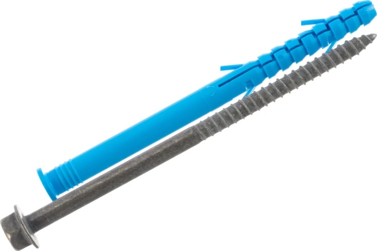 Дюбель фасадный ЕВРОПАРТНЕР ДФ Б 10х135 мм с шурупом шг и антикоррозийным покр (4 шт.) A1 0034 4 - изображение 3