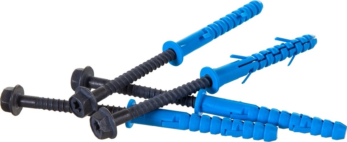 Дюбель фасадный ЕВРОПАРТНЕР ДФ Б 10х80 мм с шурупом шг и антикоррозийным покр (4 шт.) A1 0008 3 - изображение 4