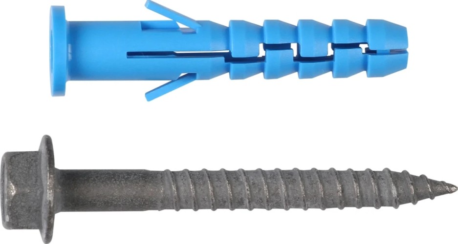 Дюбель фасадный ЕВРОПАРТНЕР ДФ Б 10х60 мм с шурупом шг и антикоррозийным покр (4 шт.) A1 0126 2
