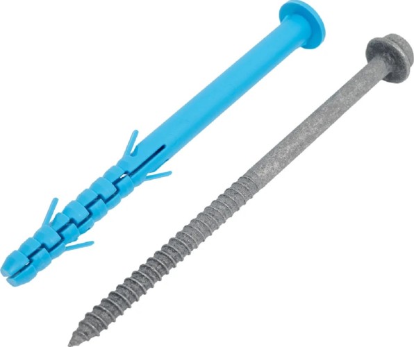Дюбель фасадный ЕВРОПАРТНЕР ДФ Б 10х135 мм с шурупом шг и антикоррозийным покр (20 шт.) 0079 D - изображение 2