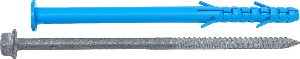 Дюбель фасадный ЕВРОПАРТНЕР ДФ Б 10х160 мм с шурупом шг и антикоррозийным покр (4 шт.) A1 0023 5