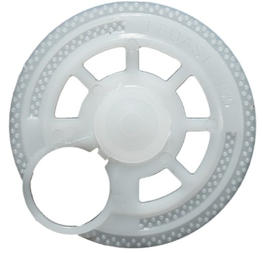 Дюбель-гриб FEDAST FD120IN-62 тарельчатый 120 мм, с крышкой (100 шт/уп) - изображение 3