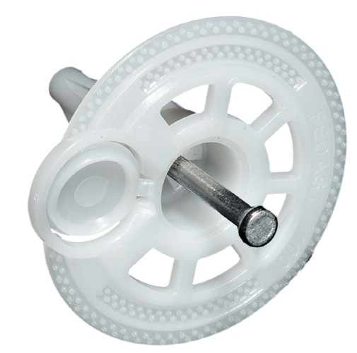 Дюбель-гриб FEDAST FD50IN-62 тарельчатый 50 мм, с крышкой (200 шт/уп)