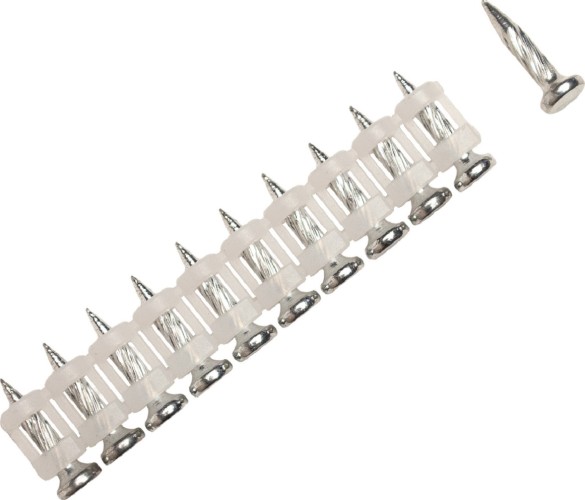 Дюбель-гвоздь монтажный FEDAST fd2716sbp 2.7х16 мм, винтовой (1000 шт/уп) - изображение 3