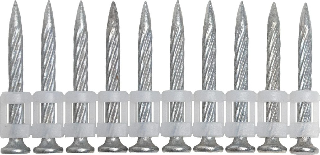 Дюбель-гвоздь монтажный FEDAST fd2732sbp 2.7х32 мм, винтовой (1000 шт/уп) - изображение 3