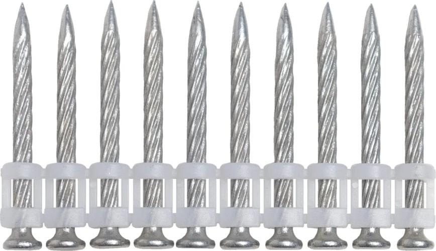 Дюбель-гвоздь монтажный FEDAST fd2738sbp 2.7х38 мм, винтовой (1000 шт/уп) - изображение 3