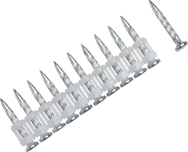 Дюбель-гвоздь монтажный FEDAST fd2725sbp 2.7х25 мм, винтовой (1000 шт/уп) - изображение 3