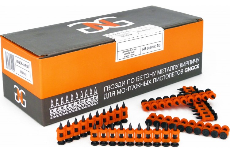 Дюбель-гвоздь монтажный GNG C6-25-RBT (уп.1000 шт.) GNGC625RBT