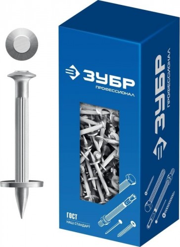 Дюбель-гвоздь монтажный ЗУБР 30х3.7 мм цинк, 1 кг 3063-37-30-1
