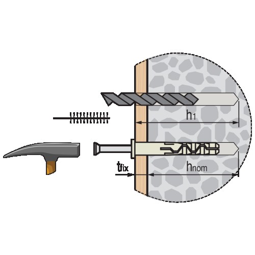 Дюбель гвоздевой с потайной манжетой ЕВРОПАРТНЕР PDGN UK 8x 60 (700 шт.) 76083397 - изображение 2
