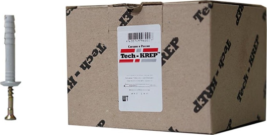Дюбель гвоздевой Tech-KREP 6 х 80 (уп. 100 шт) грибовидный 154268
