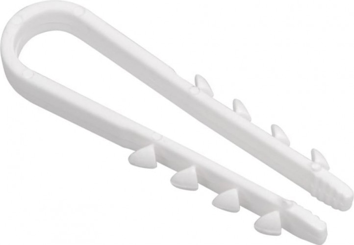 Дюбель-хомут IEK 19-25мм нейлон бел. (уп. 100шт) UHH35-19-25-100