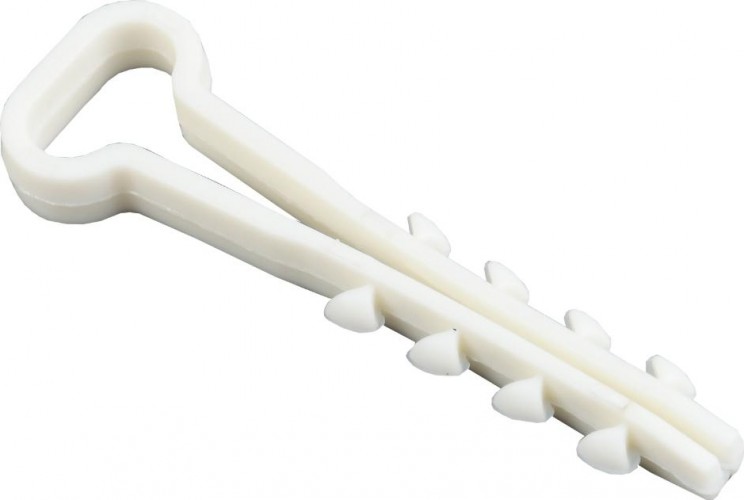 Дюбель-хомут IEK 5х8мм нейлон бел. (уп. 100шт) UHH35-5-8-100