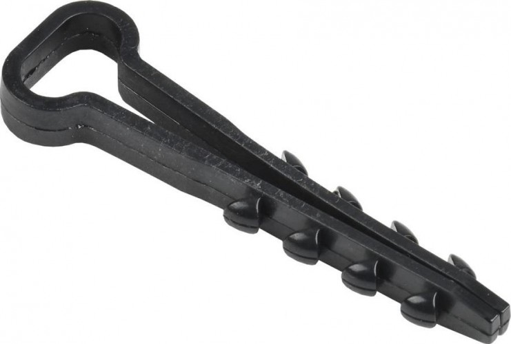 Дюбель-хомут IEK 5х8мм нейлон черн. (уп. 100шт) UHH36-5-8-100