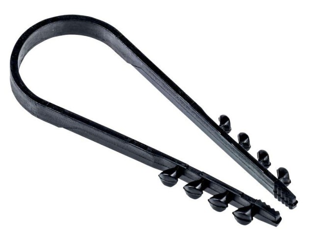 Дюбель-хомут IEK UDH 19-25мм для круглого кабеля нейлон черн. (уп.25шт) UDH13-19-25-025-K02