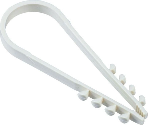 Дюбель-хомут IEK UDH 19-25мм для круглого кабеля нейлон бел. (уп.25шт)  UDH13-19-25-025-K01
