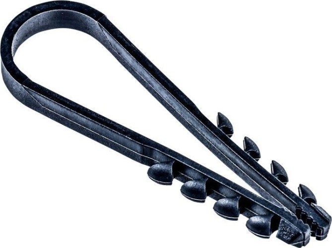 Дюбель-хомут IEK UDH 5-10мм для круглого кабеля нейлон черн. (уп.25шт)  UDH13-05-10-025-K02