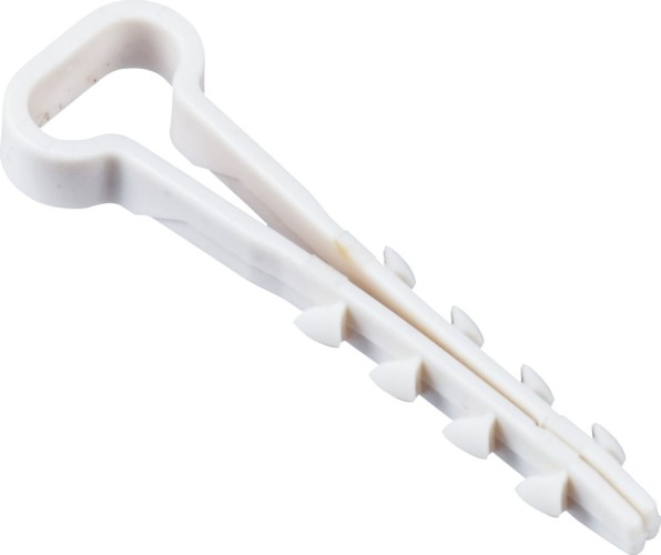 Дюбель-хомут IEK UDH 5х10мм для плоского кабеля нейлон черн. (уп.100шт) UDH14-05-10-100-K02