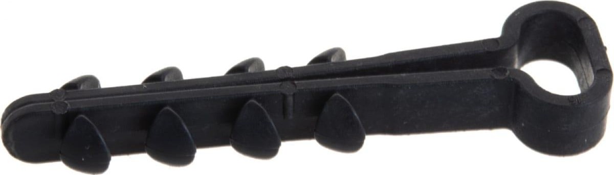 Дюбель-хомут REXANT 5-8 мм, черный нейлоновый прямоугольный упаковка 100 шт. 07-4609 - изображение 2