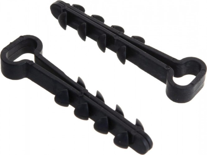 Дюбель-хомут REXANT 5-8 мм, черный нейлоновый прямоугольный упаковка 100 шт. 07-4609 - изображение 3