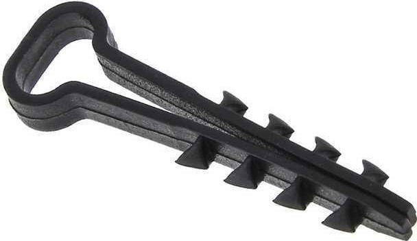 Дюбель-хомут RUCELF ДХБ-10-5 мм плоский, черный (уп.100 шт.) ДХБ-10-5-ПЧ