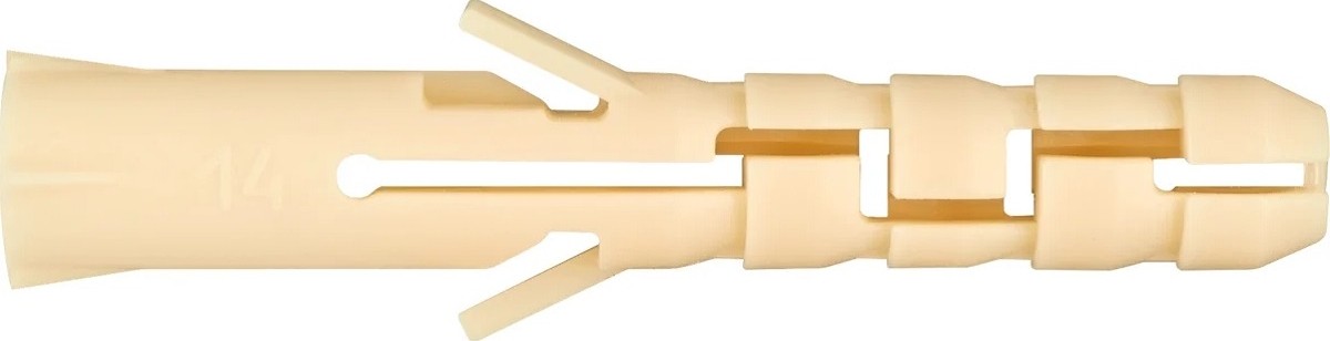 Дюбель распорный нейлоновый ЕВРОПАРТНЕР PND М 6 x 40 (400 шт.) конт М. 90747