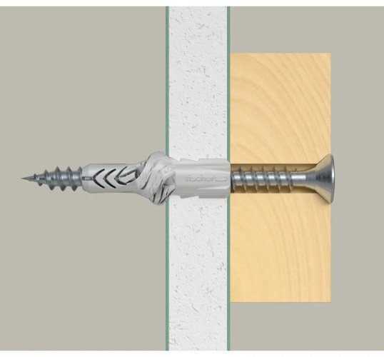 Дюбель универсальный нейлоновый FISCHER UX 8X50 (уп. 100 шт.) 577291 - изображение 2