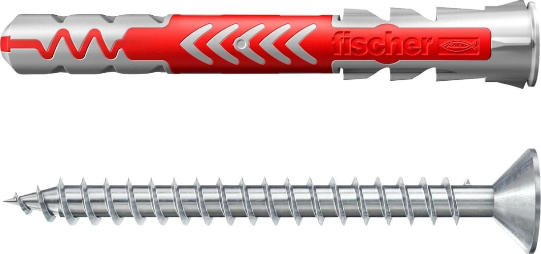 Дюбель универсальный нейлоновый FISCHER DUOPOWER 8x65 с шурупом, 4 шт. 577306 - изображение 3