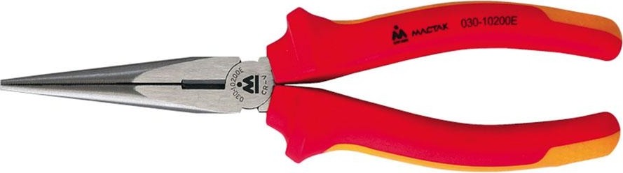 Длинногубцы диэлектрические МАСТАК 030-10200EH 200 мм