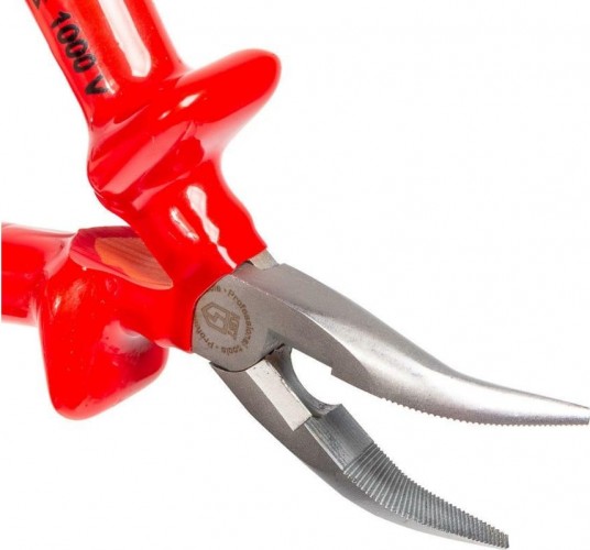 Длинногубцы диэлектрические КВТ Эксперт 200 изогнутые 87101 - изображение 2