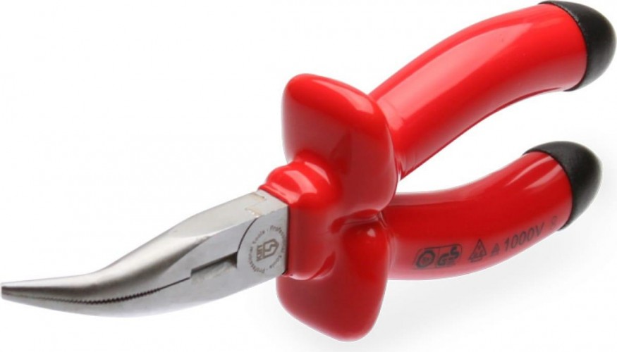 Длинногубцы диэлектрические КВТ Эксперт 200 изогнутые 87101