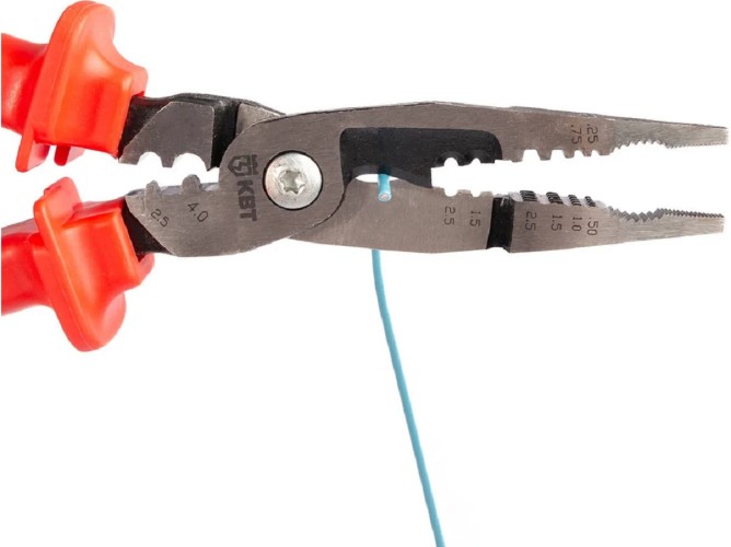 Длинногубцы диэлектрические КВТ многофункциональные 225 мм 89216 - изображение 5