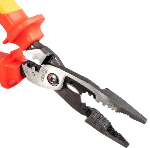 Длинногубцы диэлектрические КВТ многофункциональные 225 мм 89216 - изображение 2