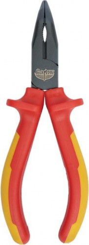 Длинногубцы диэлектрические ВАРЯГ 87025 изогнутые CrMo сталь 160мм тов-156663