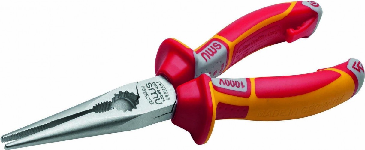 Длинногубцы диэлектрические NWS 140-49-VDE-205 1000 V, 205 мм