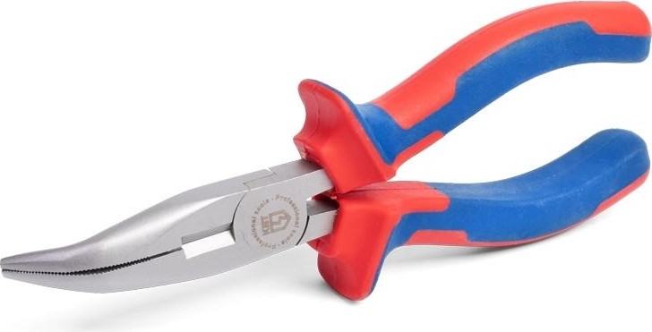 Длинногубцы изогнутые КВТ "МАСТЕР" 200 мм 77425 77425