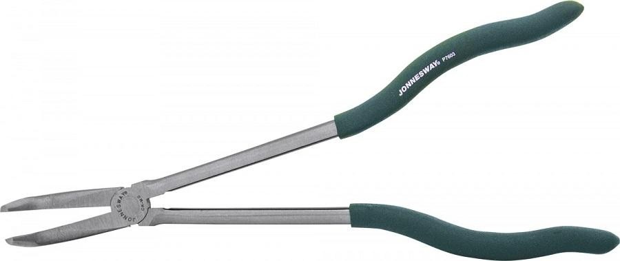 Длинногубцы JONNESWAY P7603 Утконосы удлиненные 11", загнутые (угол 90) 048338 - изображение 2