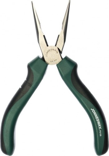 Длинногубцы JONNESWAY P8106 Утконосы 6" CR-MO, скрытая пружина 048444