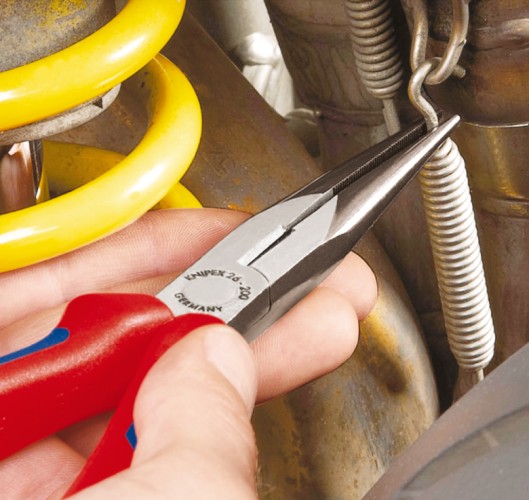 Длинногубцы KNIPEX KN-2612200SB с режущими кромками, 200 мм - изображение 3