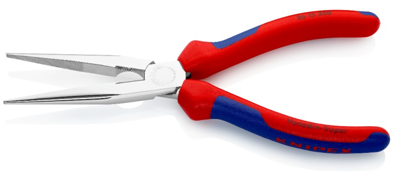 Длинногубцы KNIPEX KN-2615200SB с режущими кромками, 200 мм - изображение 2