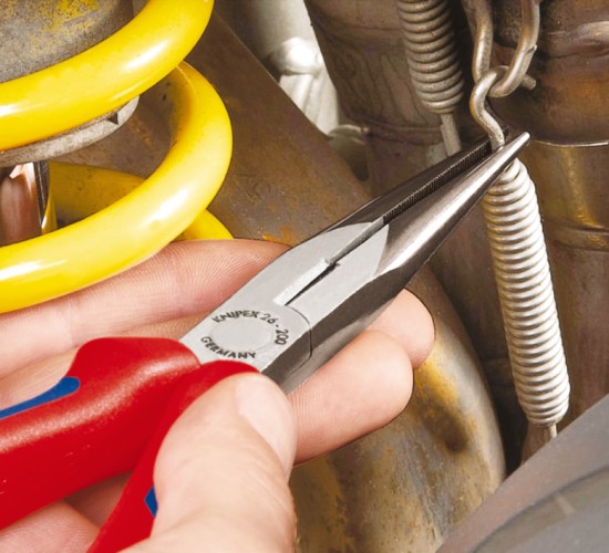 Длинногубцы KNIPEX KN-2622200SB с режущими кромками, губки 40°, 200 мм - изображение 3